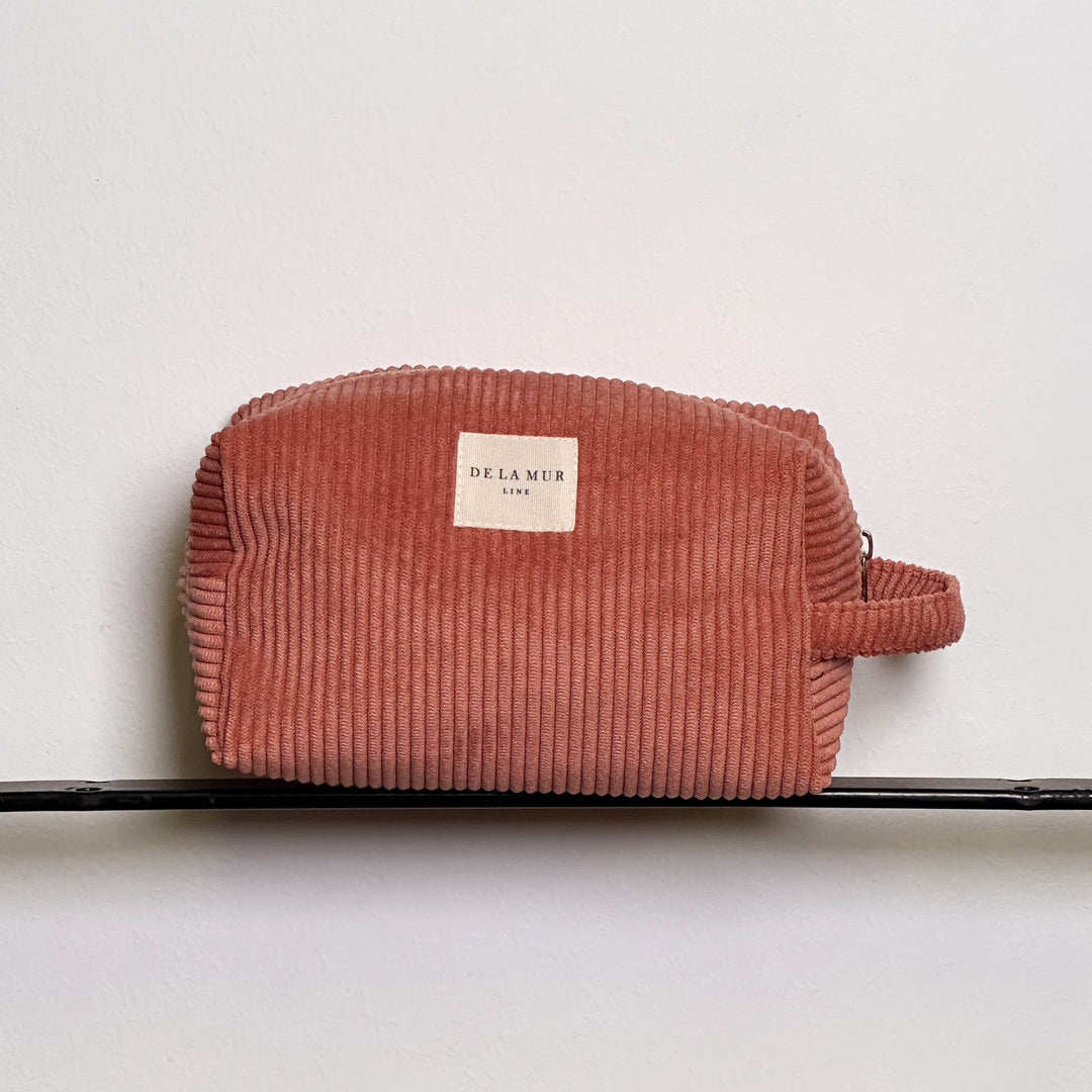 Medium Coral Toiletry Bag
