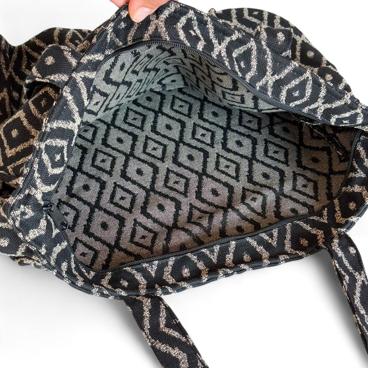 Zippered Tote Bag Onix
